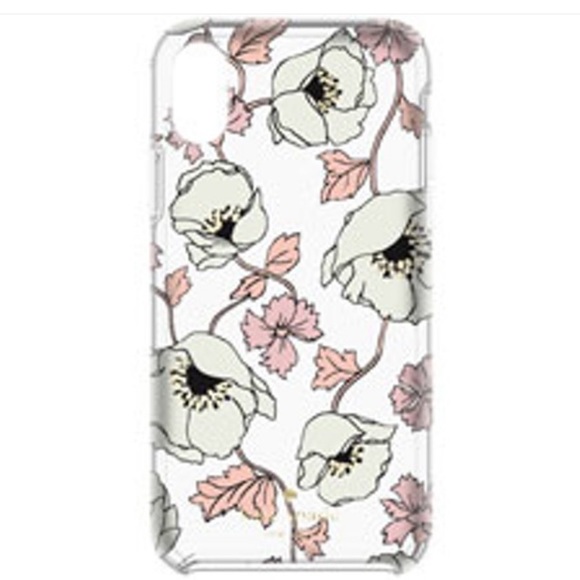 Kate Spade Floral IPhone  X Hardshell case NIB - Picture 1 of 3